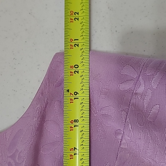 NWT Talbots light purple textured dress size 14 - Picture 6 of 11
